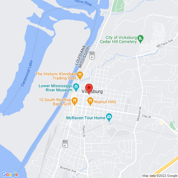 map of the area